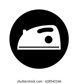 iron clothes isolated icon