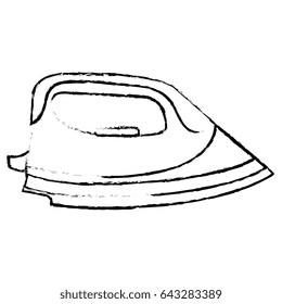 iron clothes isolated icon