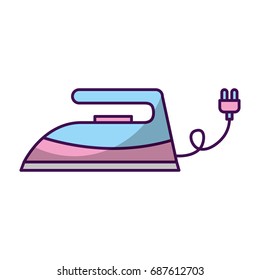 iron clothes isolated icon
