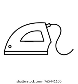iron clothes isolated icon