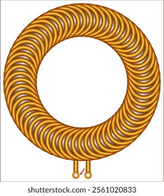 iron core toroidal helical coils