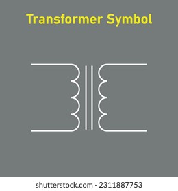 Iron core transformer symbol. Physics resources for teachers and students.