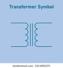 Iron core transformer symbol. Physics resources for teachers and students.