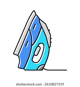 iron device color icon vector. iron device sign. isolated symbol illustration