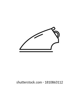 Icono de vector de plancha, eléctrica, lavandería
