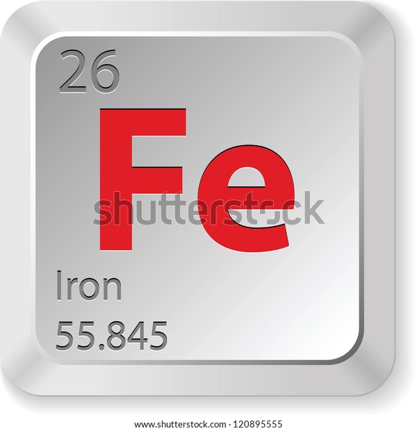 Iron Element Stock Vector (Royalty Free) 120895555 | Shutterstock