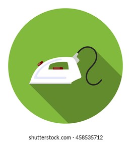 Iron flat icon. Illustration for web and mobile.