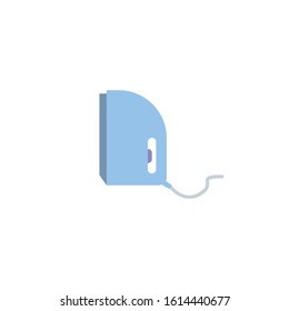 iron flat icon on white background