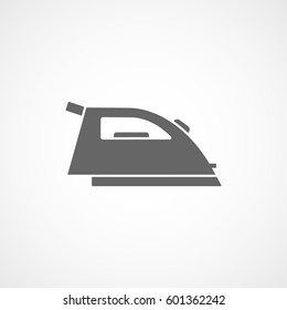 Iron Flat Icon On White Background