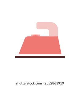 Iron flat icon vector design illustration. 