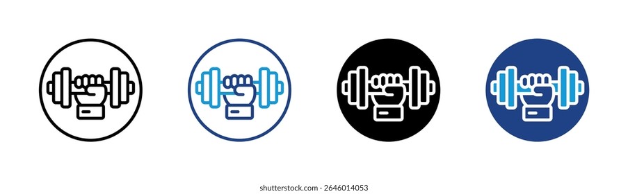 Iron Grip Icon Element For Design
