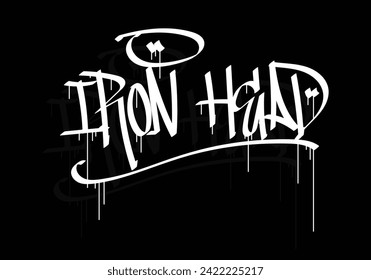 
style de balise graffiti de IRON HEAD