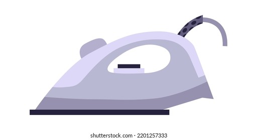 Iron Home Appliance. Vector illustration