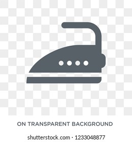 Iron icon. Iron design concept from Electronic devices collection. Simple element vector illustration on transparent background.