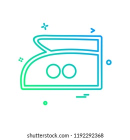 Iron icon design vector