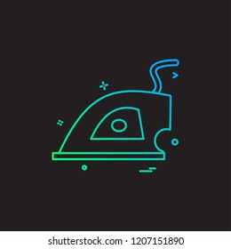 Iron icon design vector