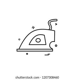 Iron icon design vector