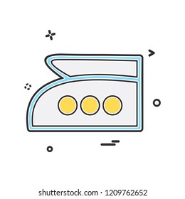 Iron icon design vector