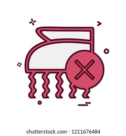 Iron icon design vector