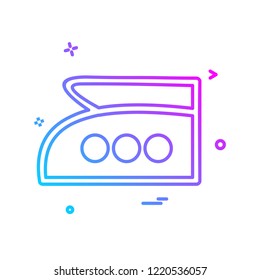Iron icon design vector