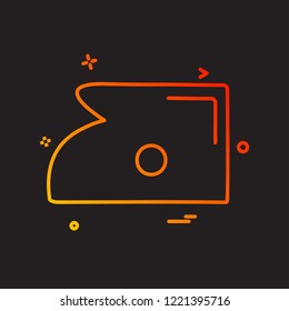 Iron icon design vector