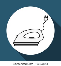 iron icon design , vector illustration