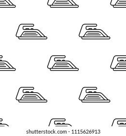iron icon. Element of Appliances icon for mobile concept and web apps. Pattern repeat seamless iron icon. Can be used for web and mobile. Premium icon on white background