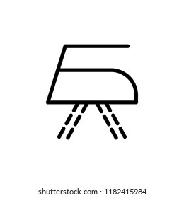 iron icon. Element of laundry icon for mobile concept and web apps. Thin line iron icon can be used for web and mobile
