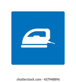 iron Icon, flat design style