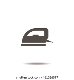 iron Icon, flat design style