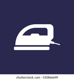 iron Icon, flat design style