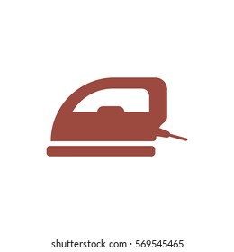 iron Icon, flat design style