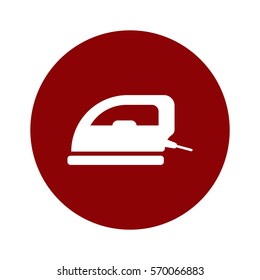 iron Icon, flat design style