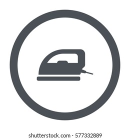 iron Icon, flat design style