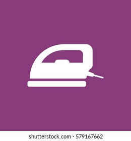 iron Icon, flat design style