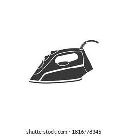 Iron icon in flat style. Vector illustration