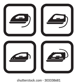 Iron icon in four variations