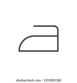 Iron icon isolated on white background. Laundry symbol modern, simple, vector, icon for website design, mobile app, ui. Vector Illustration