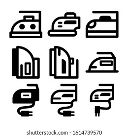 iron icon isolated sign symbol vector illustration - Collection of high quality black style vector icons
