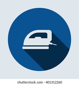 iron Icon isolated vector flat design