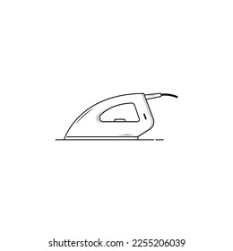 Iron icon isolated vector graphics