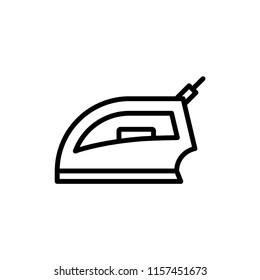 Iron icon Outline Vector