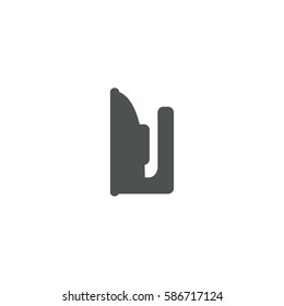 iron icon. sign design