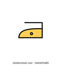 iron icon sign signifier vector