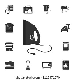 Iron icon. Simple element illustration. Iron symbol design from Home Furniture collection set. Can be used for web and mobile on white background