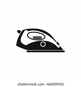 Iron icon in simple style isolated on white background. Home appliances symbol