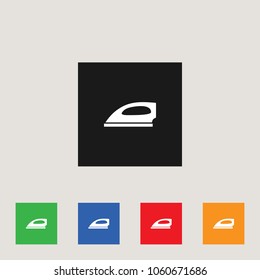 Iron Icon, stock vector illustration, EPS10.