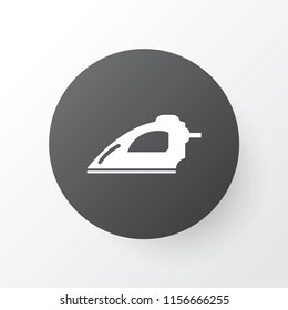 Iron icon symbol. Premium quality isolated appliance element in trendy style.