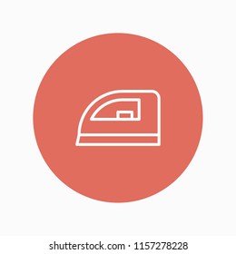 iron icon vector