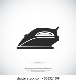 iron icon, vector best flat icon, EPS